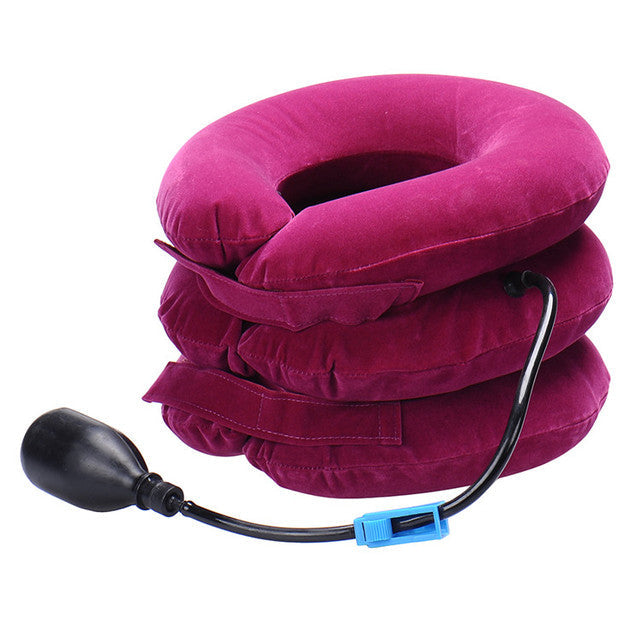 Inflatable Neck Stretcher — Chiropractor-Style Relief for $20