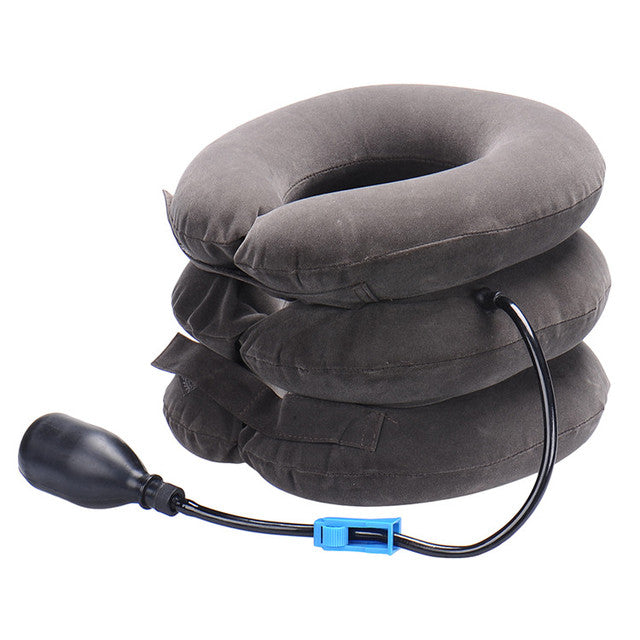 Inflatable Neck Stretcher — Chiropractor-Style Relief for $20
