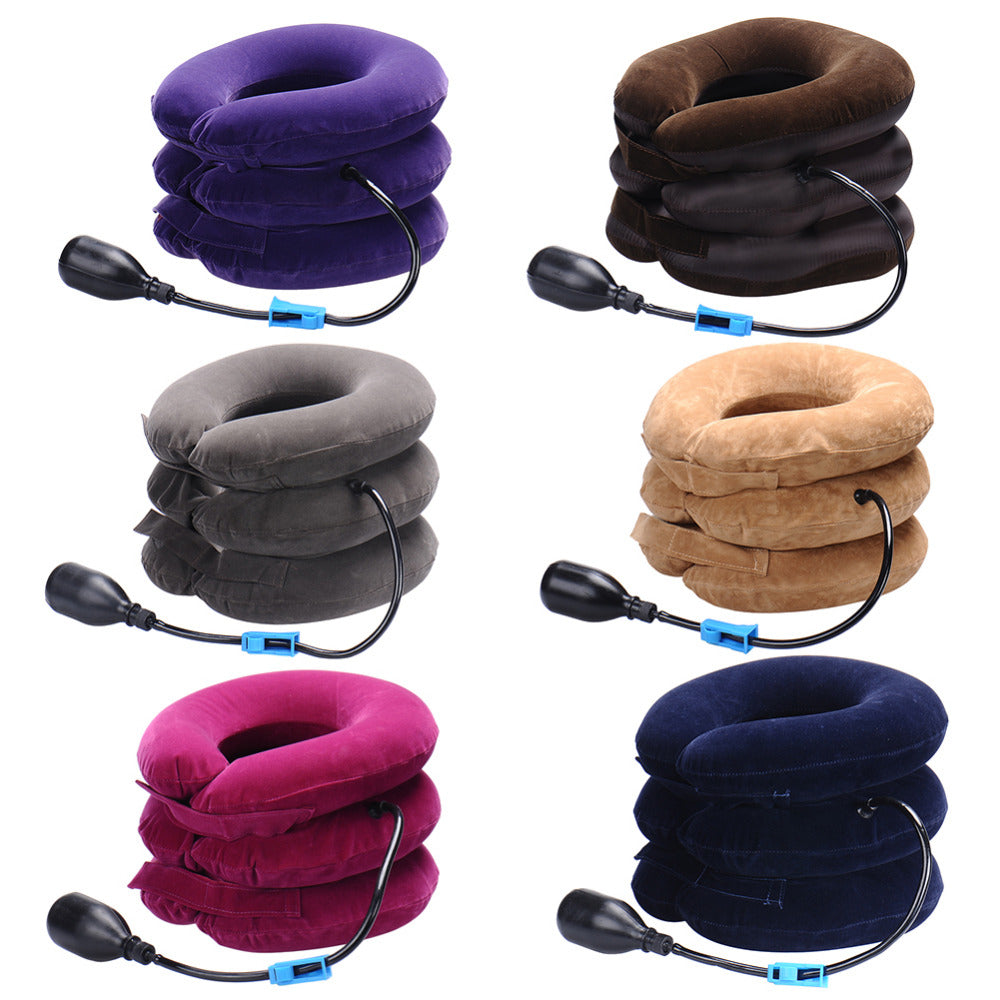 Inflatable Neck Stretcher — Chiropractor-Style Relief for $20